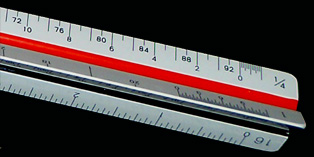 Detail of Architects Scale
